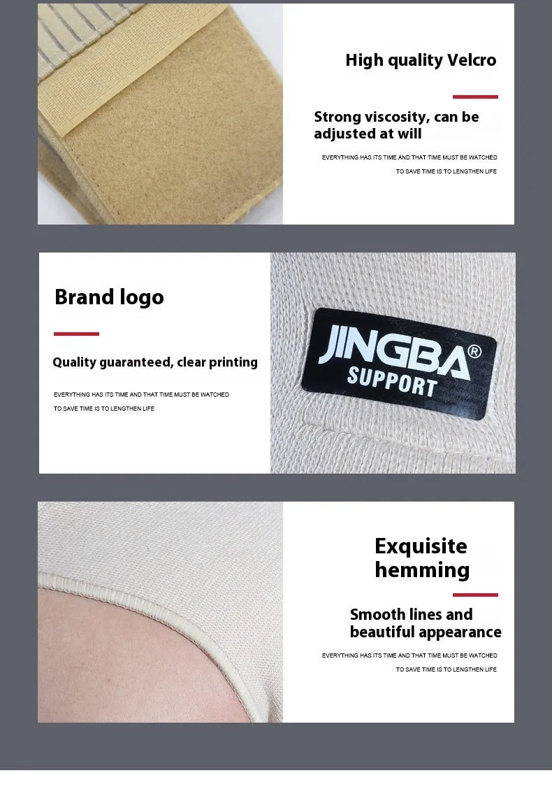 Adjustable free-size sports shoulder protective strap in skin colour for weightlifting and outdoor activities.