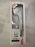 Frosted anti-radiation handset in blue, retro style, 21.5x6.2x6 cm, for mobile phone