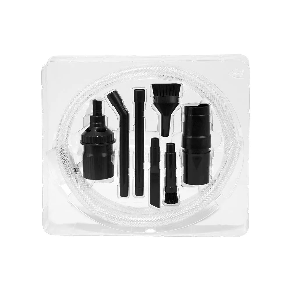 Eight-piece set of small multifunctional suction heads for vacuum cleaner auxiliary dust collection