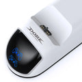 Type-C USB handle charger with LED breathing light in green or blue option, showing dimensions of 7.3x6.5x21 cm