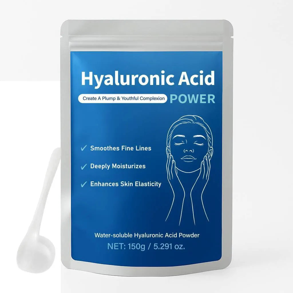 150G hyaluronic acid powder in cosmetic-grade bulk quantity for DIY skincare
