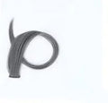 Gradient colour long curly hair wig patch extension piece approximately 60cm in length