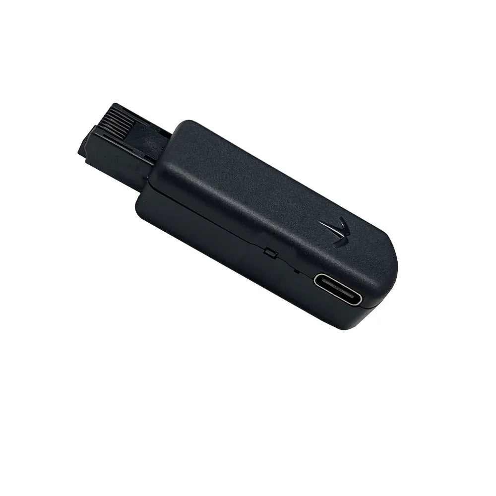 Black JB Tool USB alloy adapter for PlayStation system management with Ethernet port