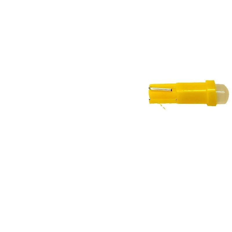 Ceramic T5 LED car bulb for instrument and dashboard lighting in multiple colours