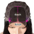 Real human hair lace front gradient wig in Ruili style showing natural hairline and length options