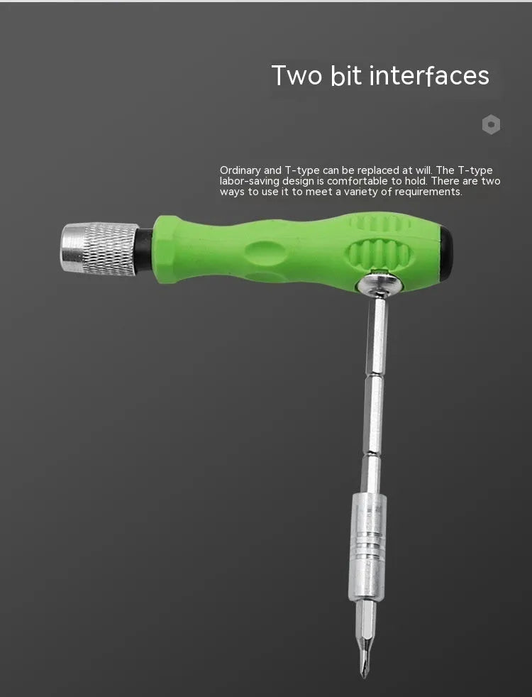 32-in-1 magnetic handle precision screwdriver set with bits for mobile phone repair