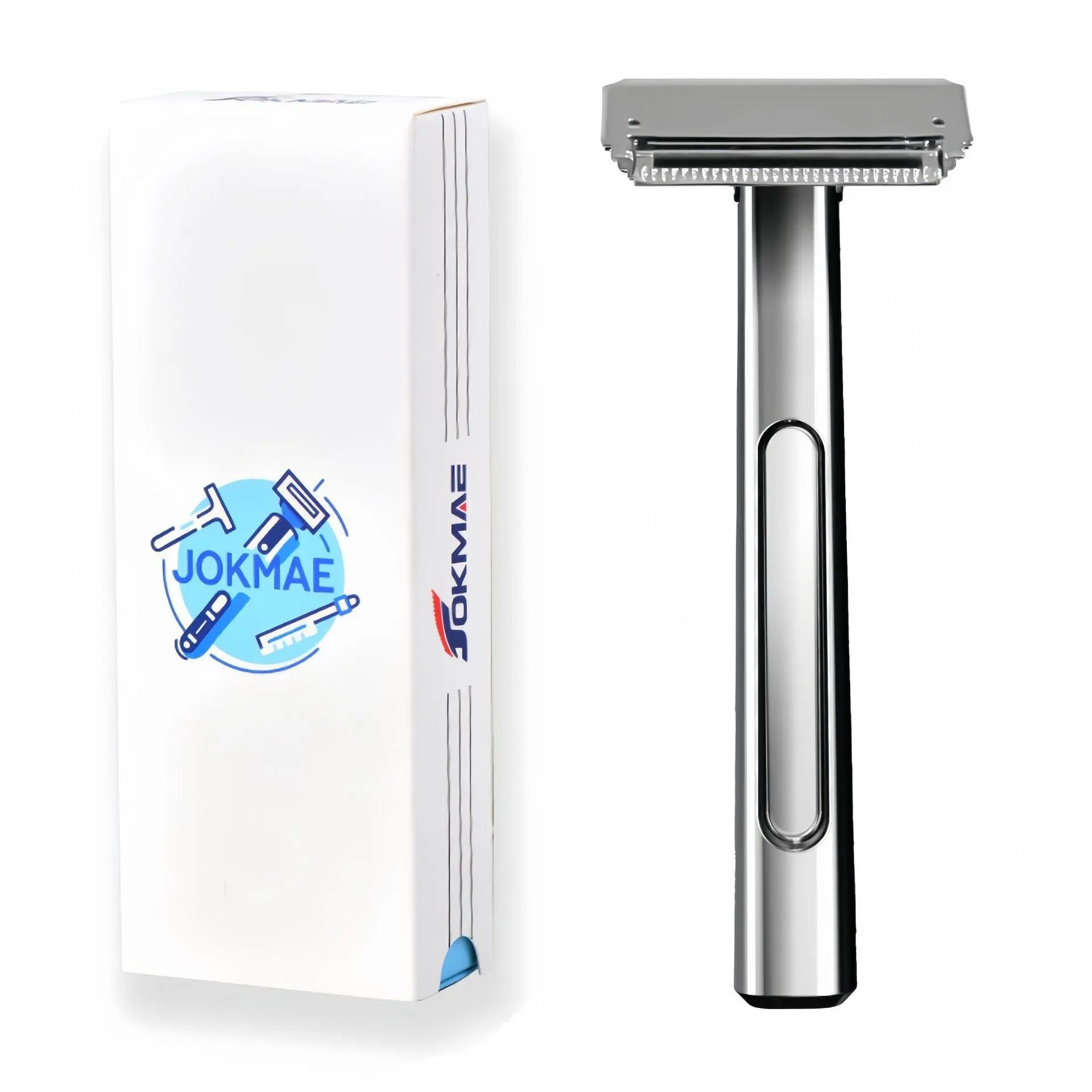 20T double-layer half-blade manual shaver in silver, gun, bronze, or gold-plated purple with 10 blades