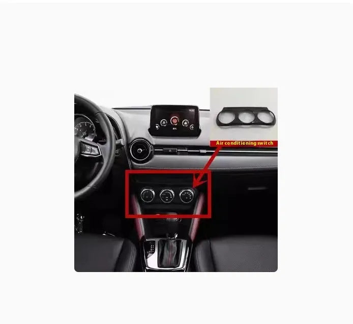 Aluminum alloy car decorative sticker kit with steering wheel button covers and interior accessories
