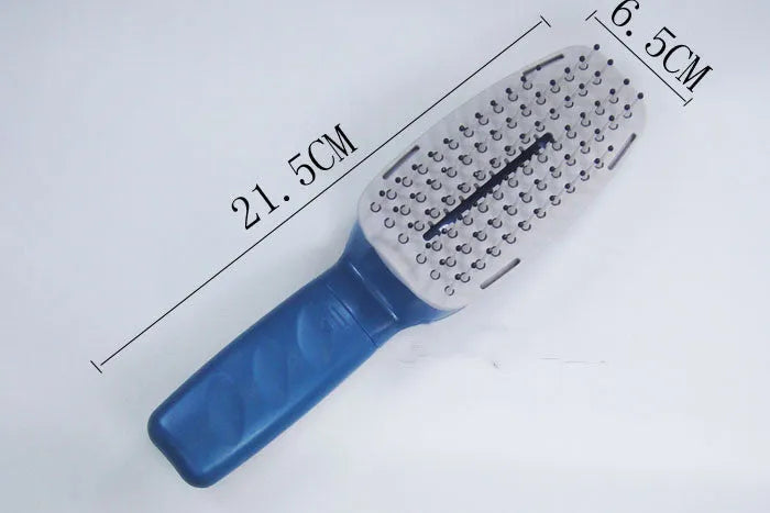 Pet comb ion brush with 78 metal teeth, 21.5cm length, photo color, for cats and dogs