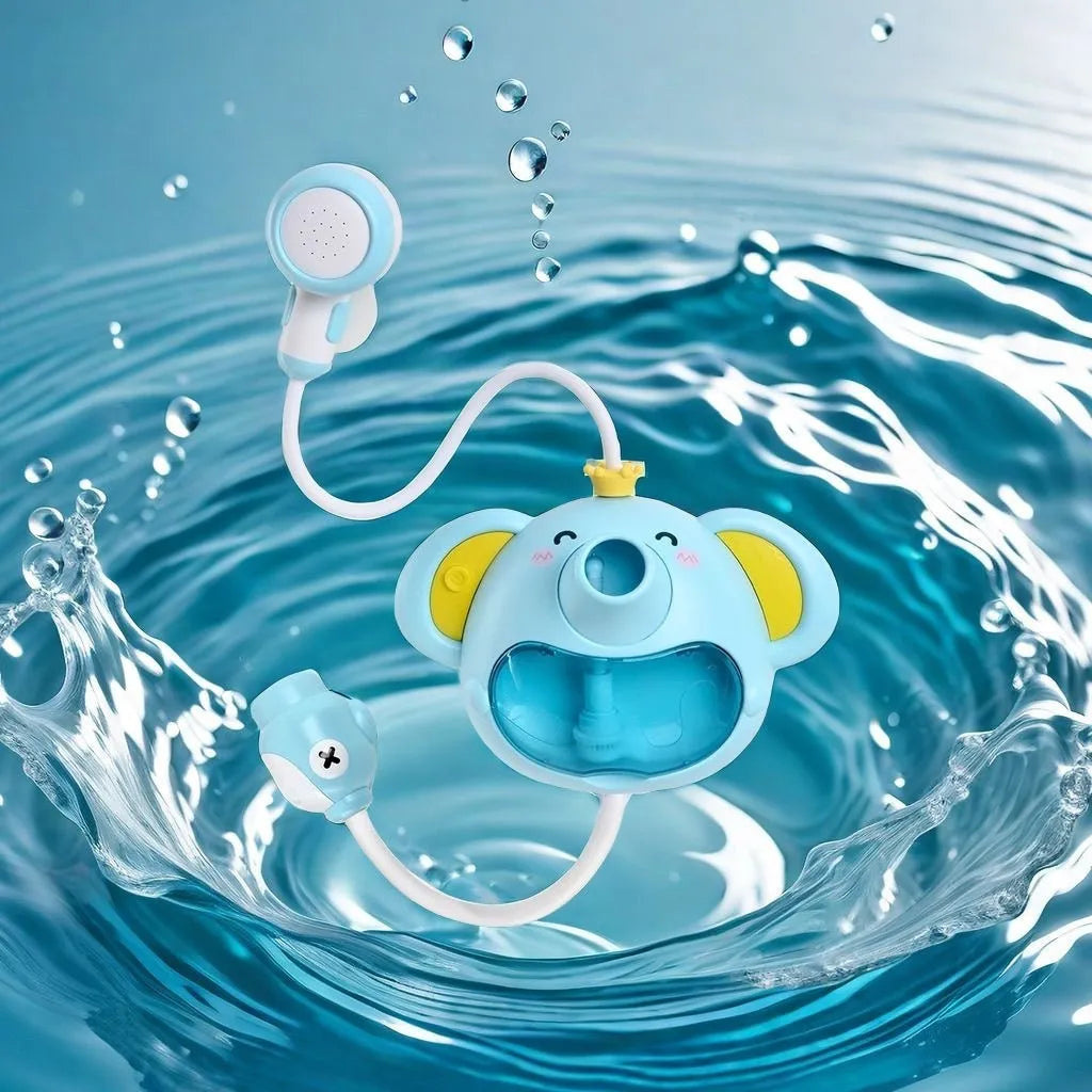 Electric elephant shower bubble machine plastic bath toy for toddlers 3-6 years