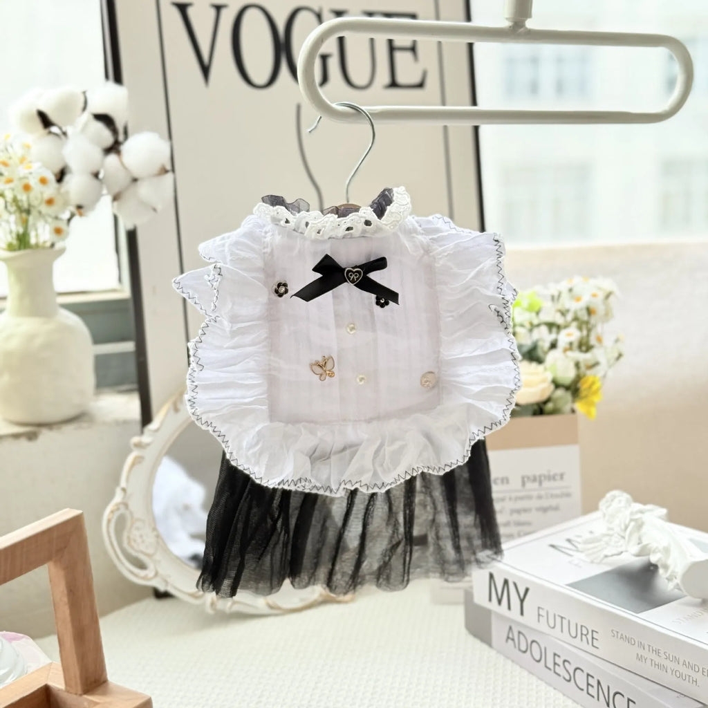 Pet Factory Waltz Gauze Skirt white yarn pet clothing for small dogs princess style