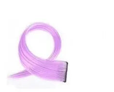 Gradient colour long curly hair wig patch extension piece approximately 60cm in length