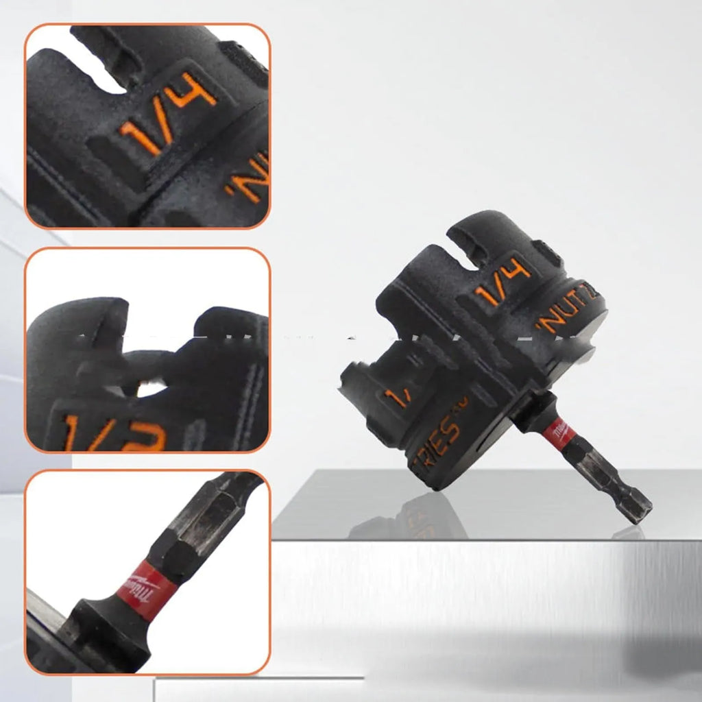 Plastic nut removal bolt extractor tool single size for drill accessory quick fastener extraction