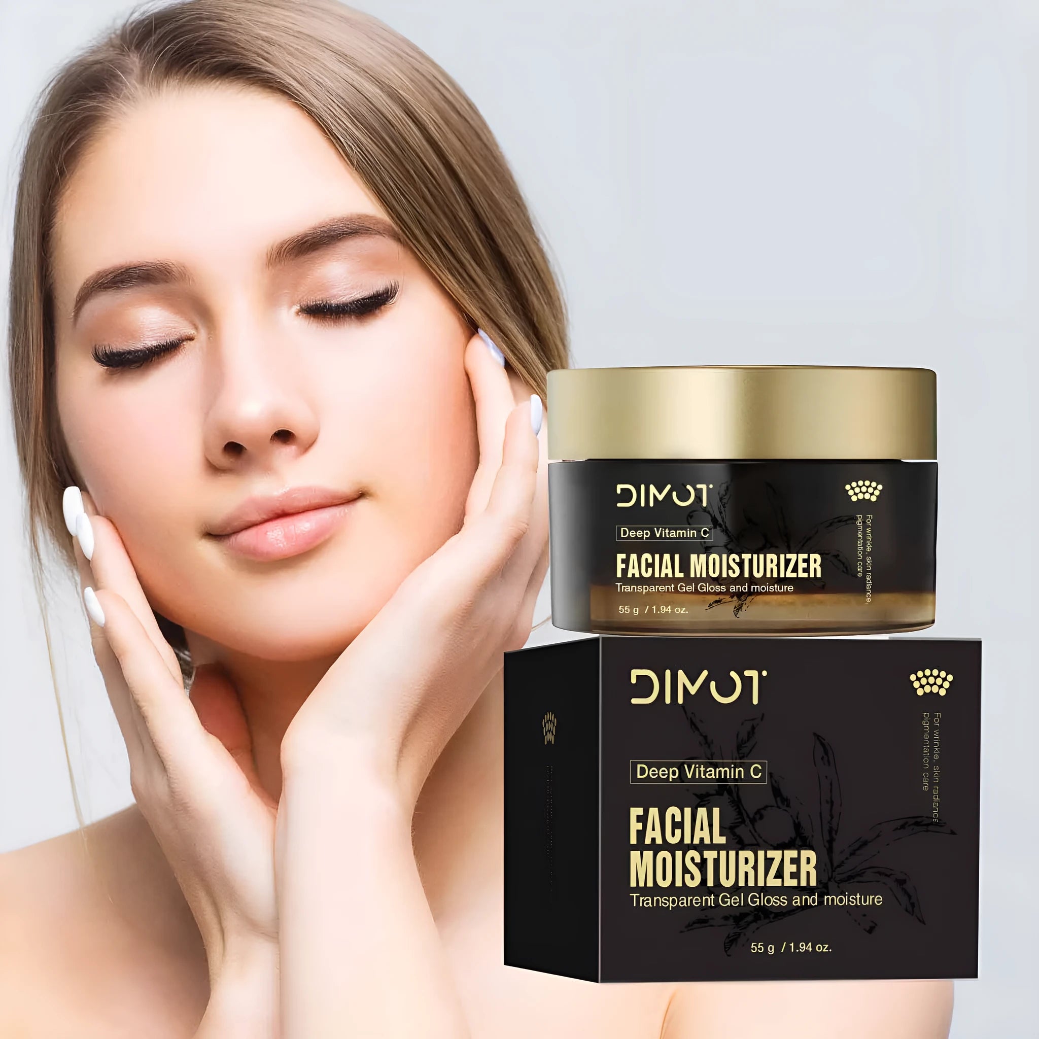 Deep Dimension C Moisturising Facial Cream 50ml jar with three-year shelf life