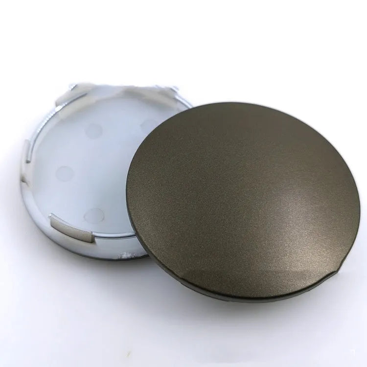 65mm ABS plastic car hub centre cover in antique copper finish with steel ring
