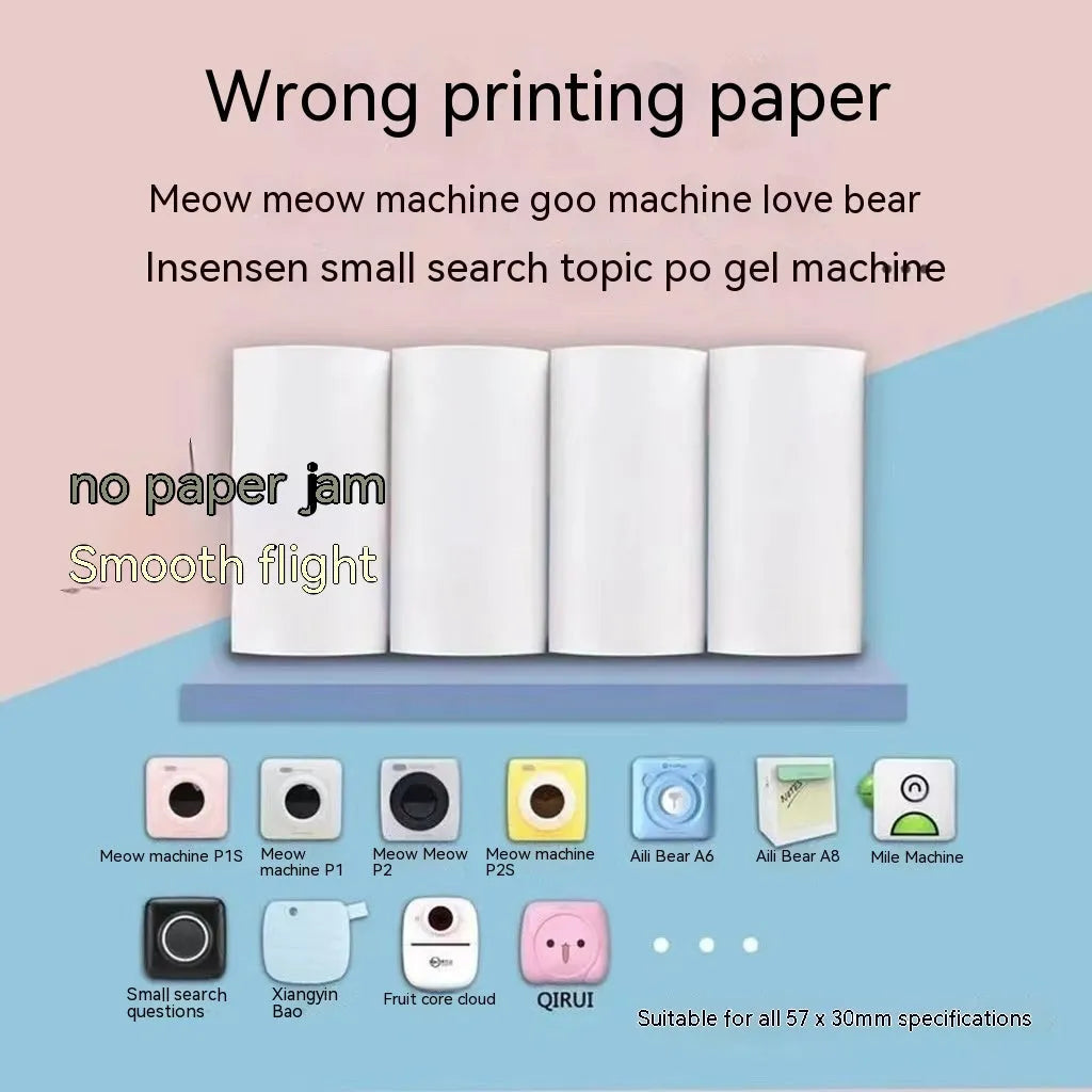 57x30cm thermal paper rolls for incorrect printers and cash registers