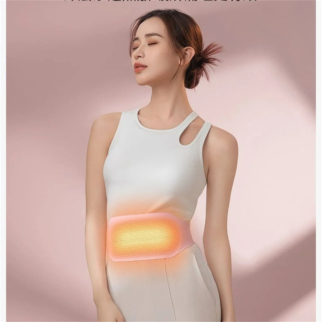 Intelligent heating belt with Lycra fabric and APP control for stomach ache relief