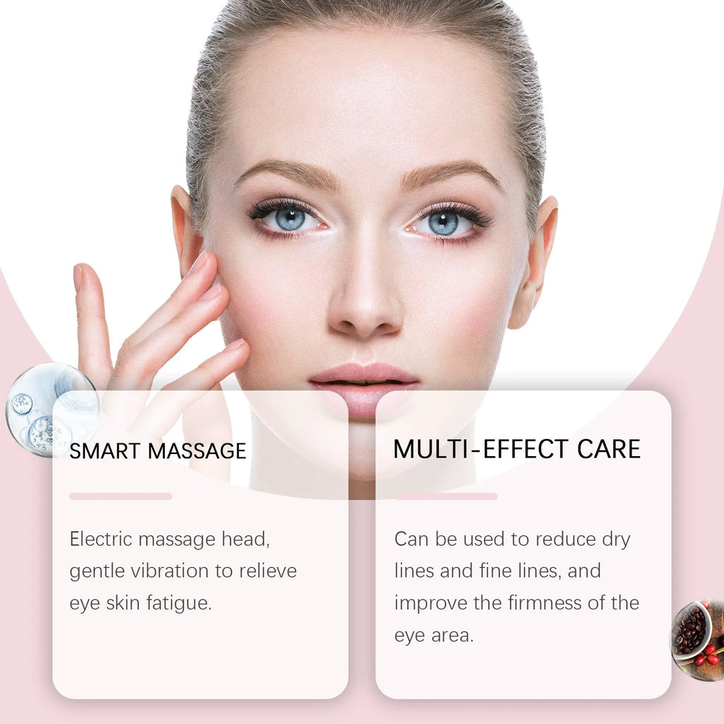 Jar of electric firming eye cream with lifting action and massage function, 50g.