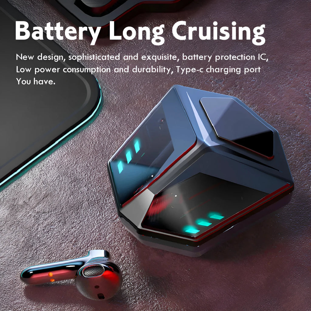M59 wireless gaming headset in picture colour with Bluetooth and noise reduction features