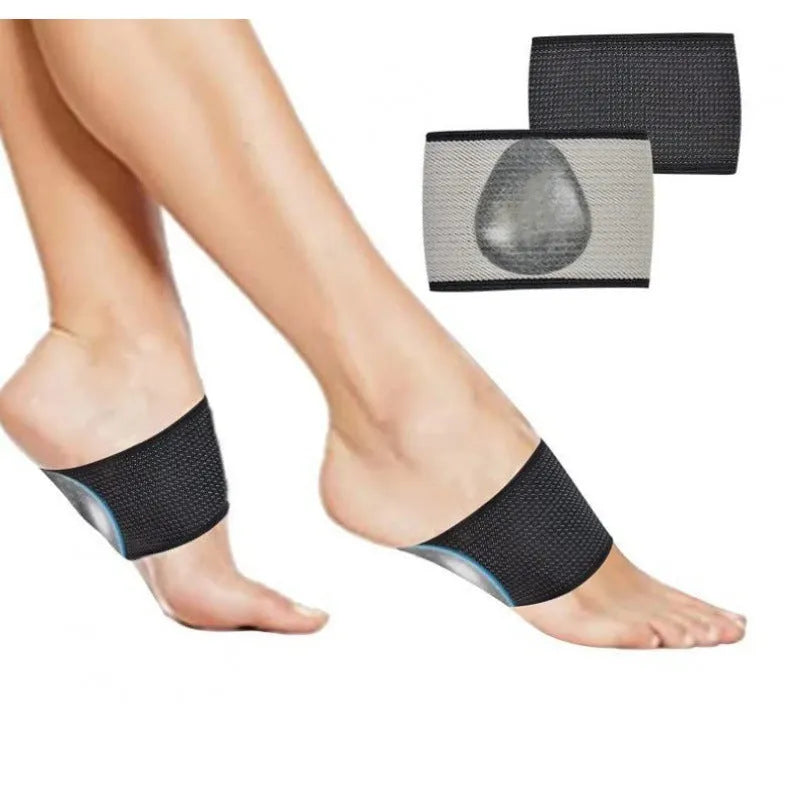 PU elastic foot bandage with arch support in ordinary and heart style options