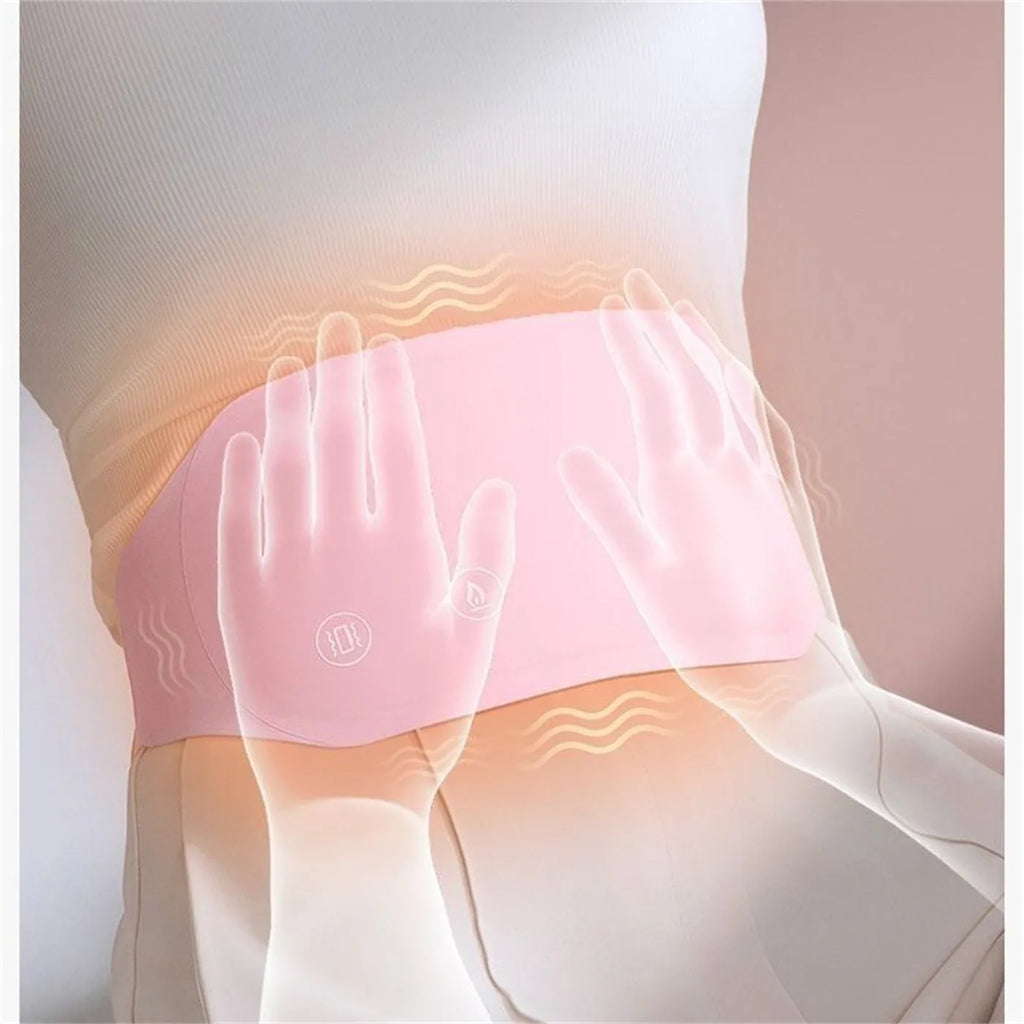 Intelligent heating belt with Lycra fabric and APP control for stomach ache relief