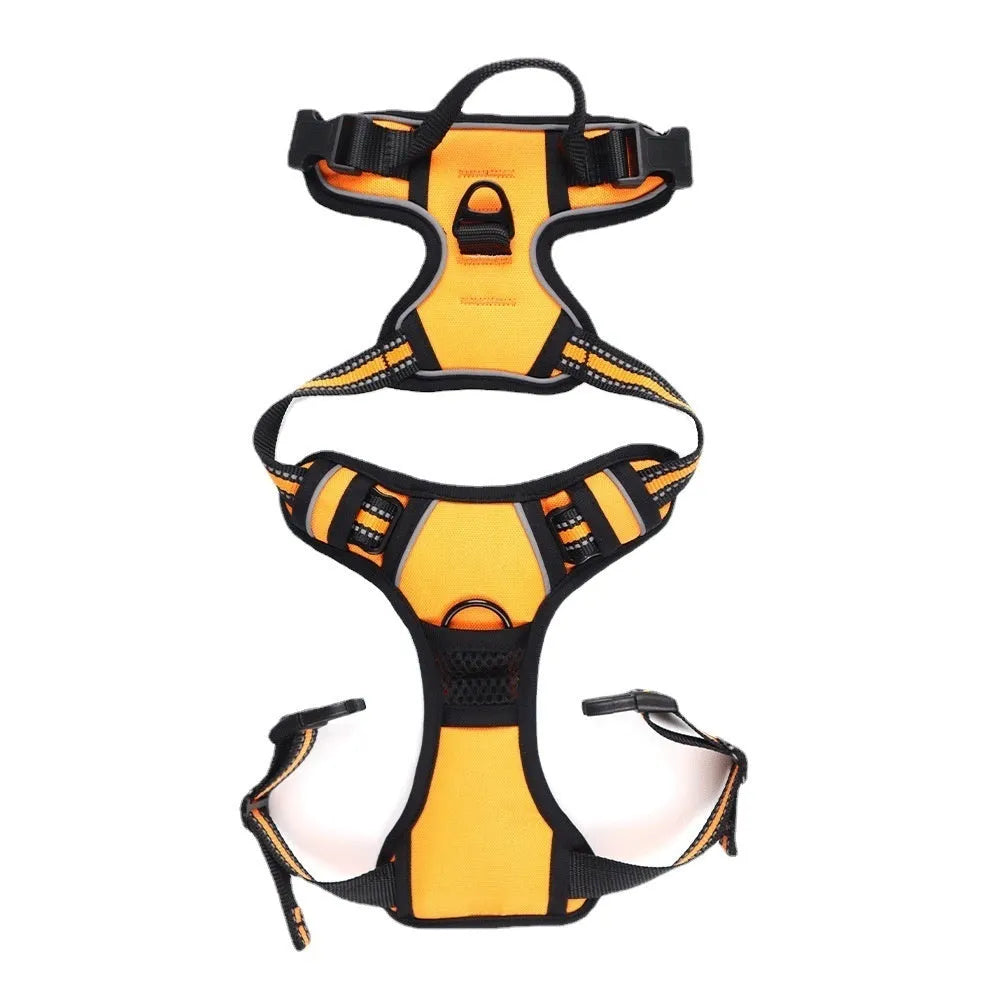 Adjustable Oxford cloth dog chest strap harness in multiple colours and sizes