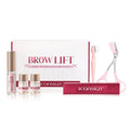 Pink eyebrow perm set with quick ironing suit for eyebrow styling and grooming