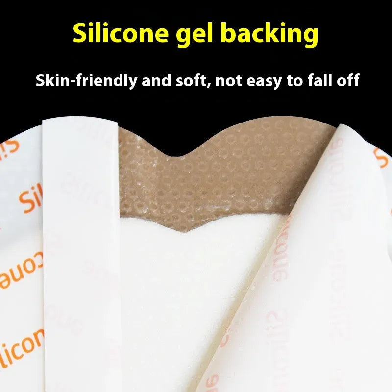 Skin-coloured medical silicone foam dressing for bedsore prevention
