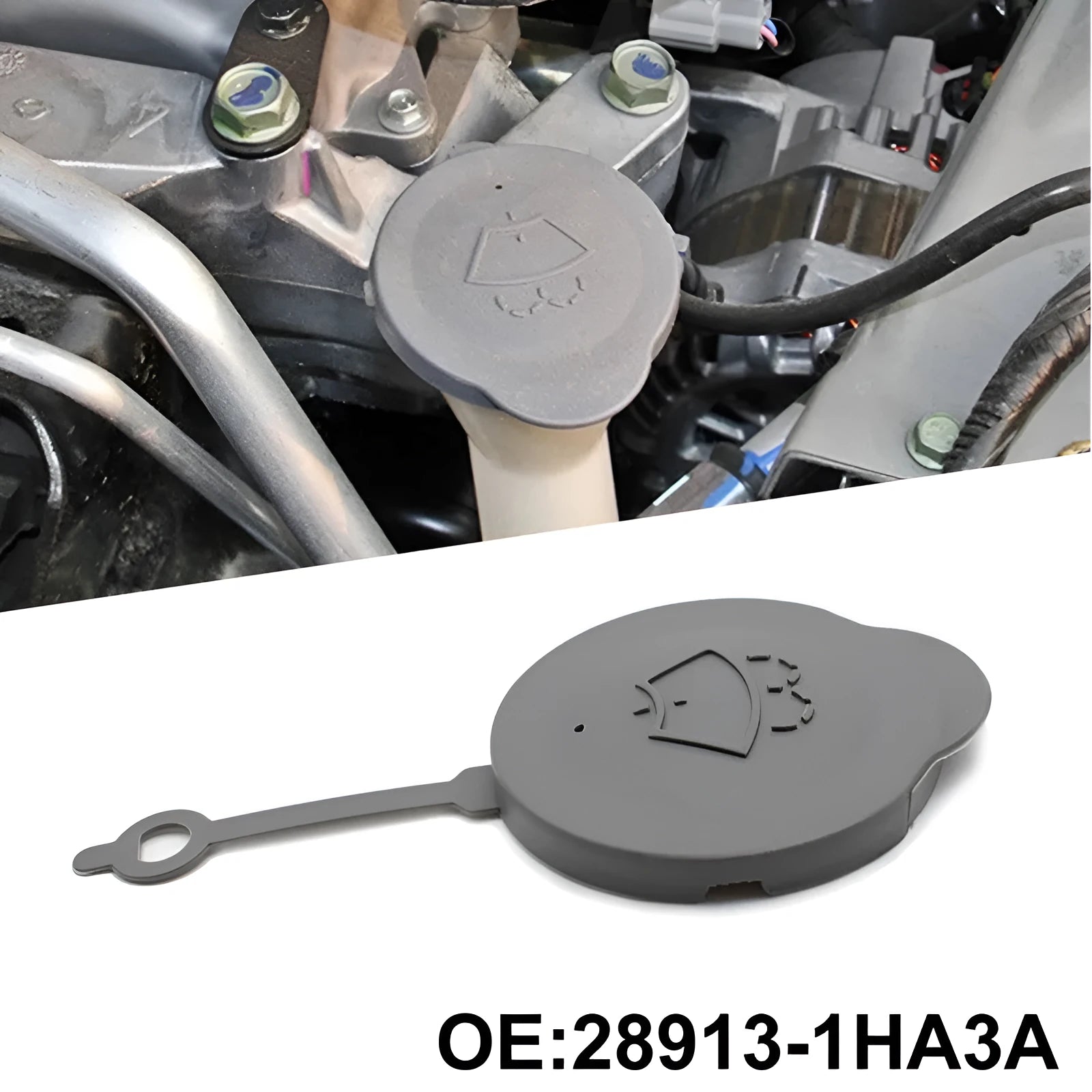 Grey glass kettle lid cover for Nissan Teana vehicle models