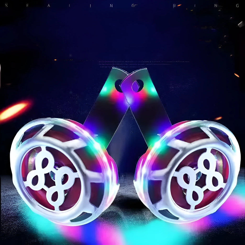 LED horn with crisp sound for motorcycles and cars, available in Blue66 colour option