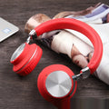 Wireless Bluetooth headset with ultra-high bass, head-mounted design, black colour option