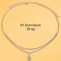 Women's rhinestone waist chain with water drop pendant showing gold and silver colour options