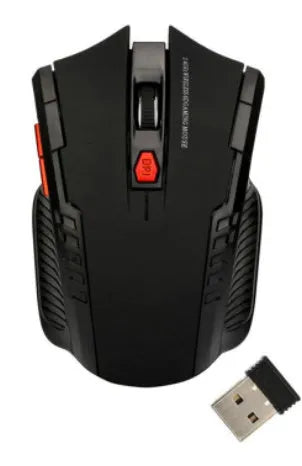 Colourful S1 Wireless Professional Gaming Mouse with 6 buttons, optical sensor, Black or White, for laptops