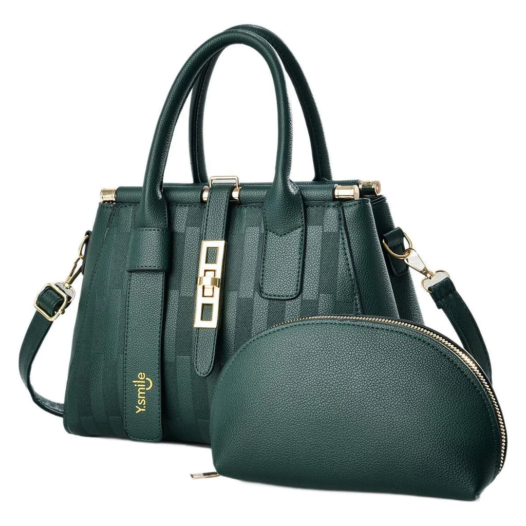 Round women's crossbody shoulder bag in PU leather, shown in one of seven colours including black and light khaki.
