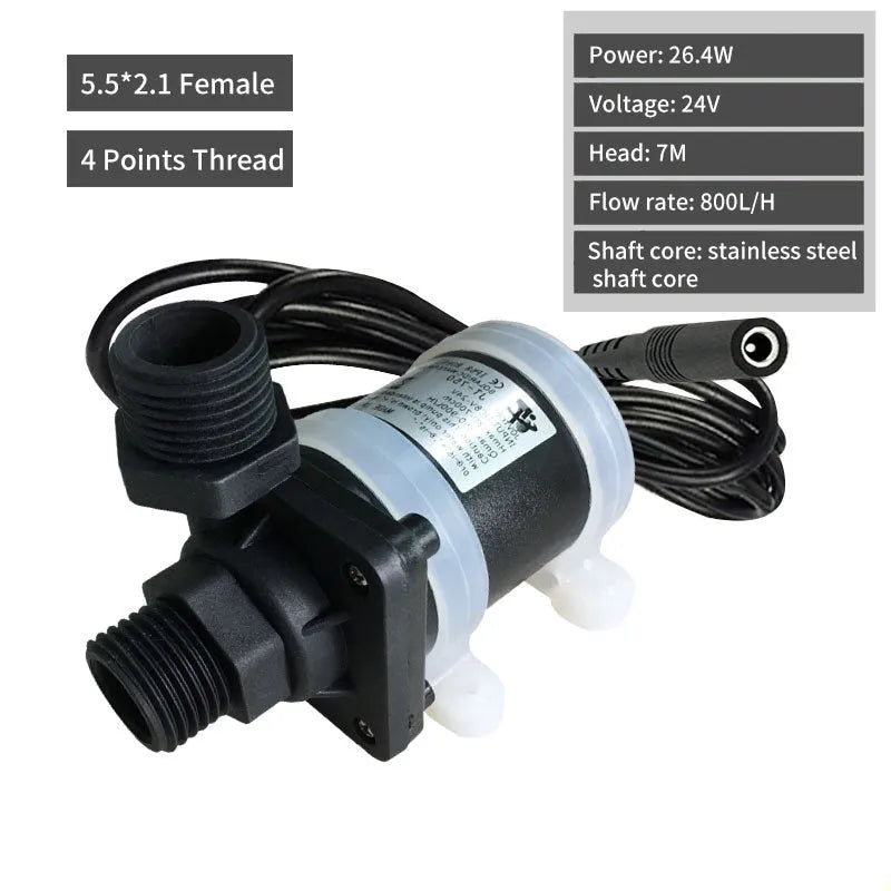 Jiatong JT-750 DC threaded water pump for solar heaters and underfloor heating