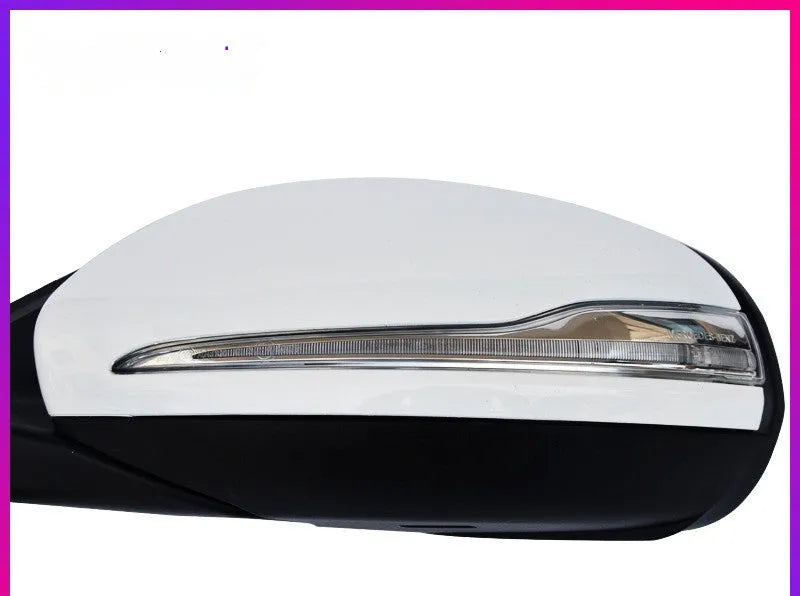 Mercedes-Benz W205 C-Class rearview mirror replacement assembly with ABS plastic shell
