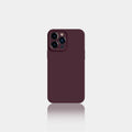 Minimalist non-slip phone case for iPhone 15 Pro in antique white colour, showing slim back and camera cutout