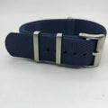 Nylon integrated watch strap in Army Green, 22MM width, textile material with pre-fitted spring bars