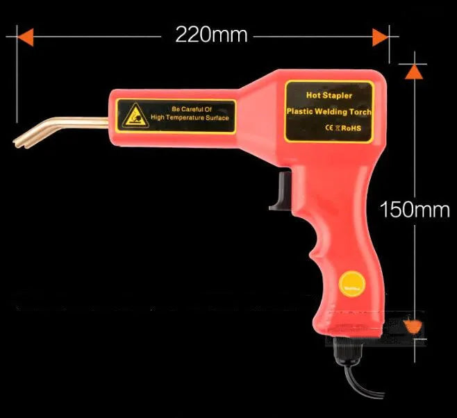 CR-307 plastic repair welding gun for car bumpers with LED light and 1.7M power cord