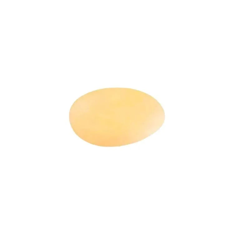 Outdoor pebble light in natural stone finish, geometric shape, IP65 waterproof, solar or rechargeable, 31cm size