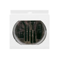 Eight-piece vacuum cleaner small suction head set in boxed packaging for auxiliary dust collection