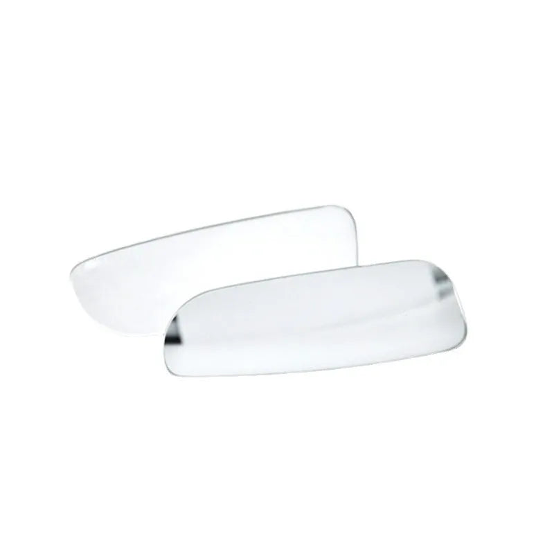 Glass convex rearview mirror accessory with adjustable bracket for vehicle blind spot visibility