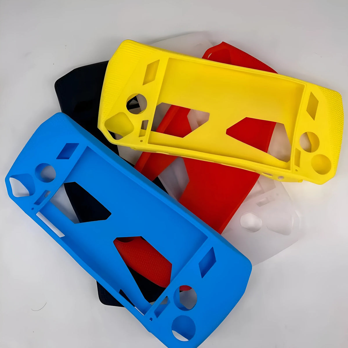 Game host silicone case in black with drop protection and e-sports style design