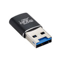 Black USB 3.0 memory card reader for Micro SD and T-Flash cards with ABS construction