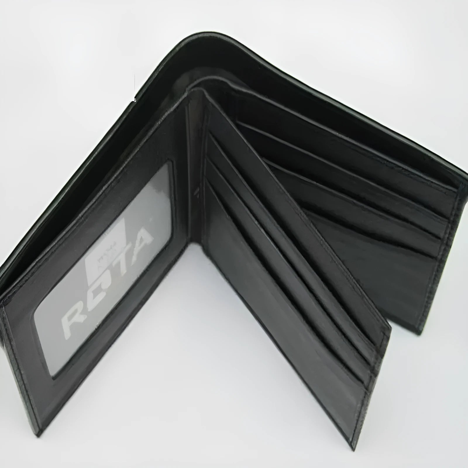 Short pearl fishskin grinding beads wallet with cowhide leather in horizontal square design