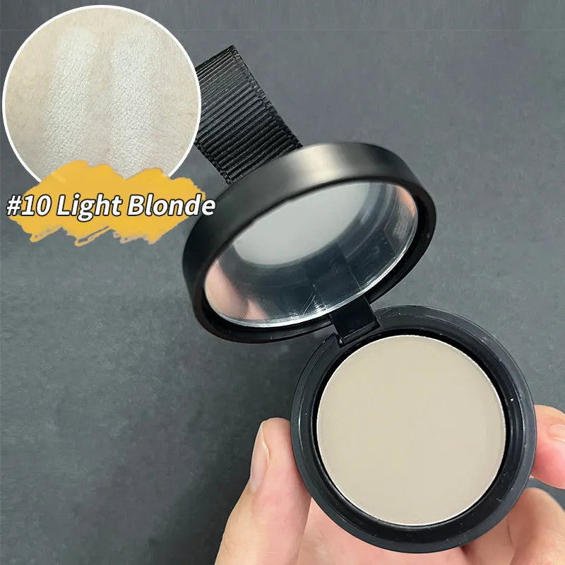 Hairline powder container for shadow repair and skin colour improvement in 14 shades
