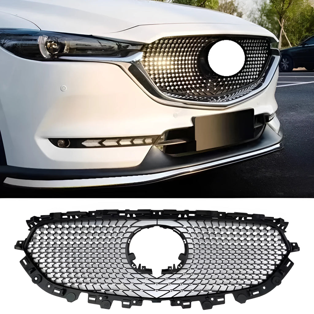 Mazda CX5 second generation medium mesh GT sports air intake grille decoration in black finish