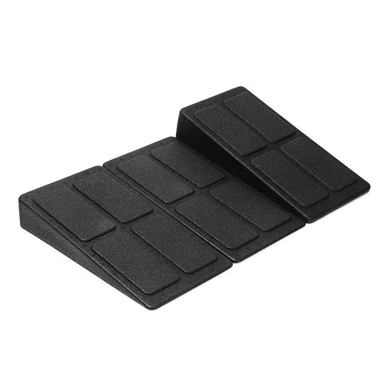 EPP stretch board adjustable oblique pedal in black, placed on a flat surface for sports training workouts