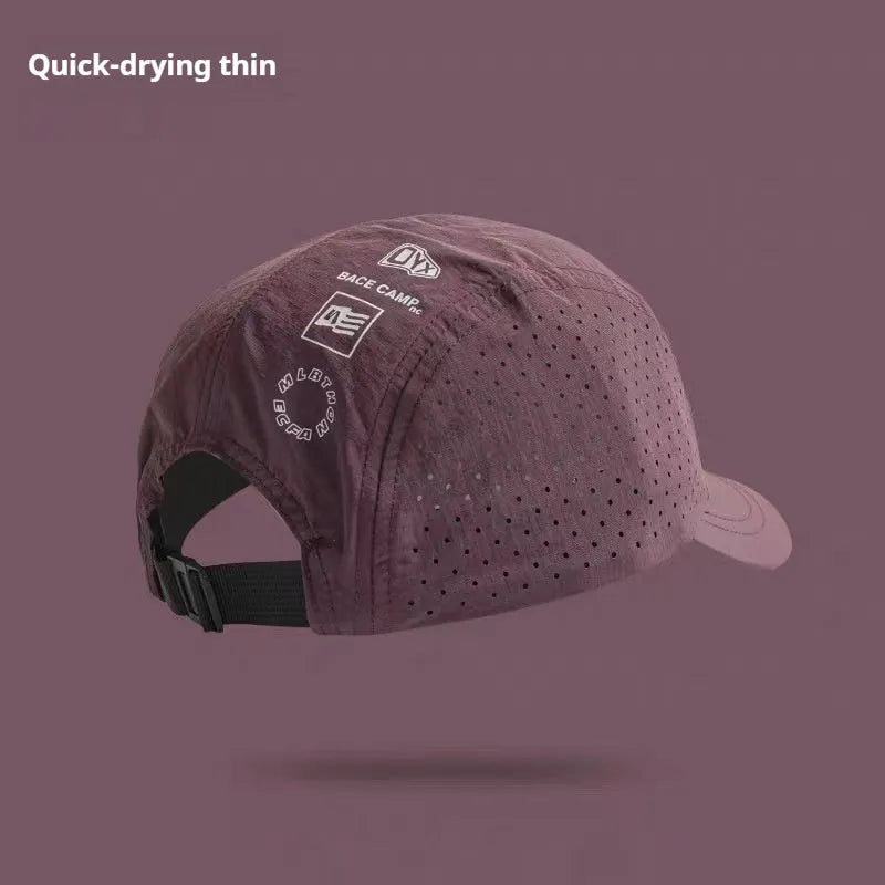 Men's adjustable acrylic mesh baseball cap in dome crown design for summer wear