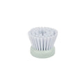 Pot scrub brush with soap dispenser in mint green colour with replaceable brush head